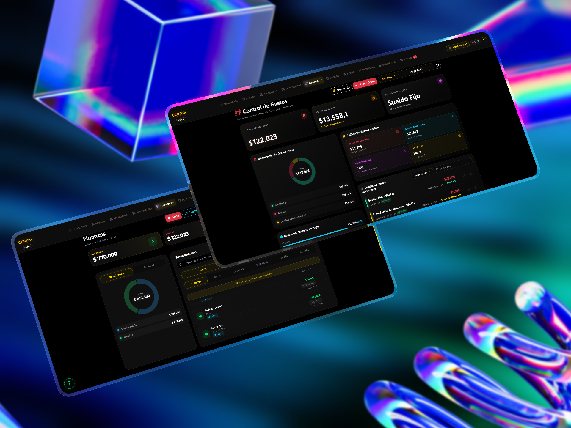 Control Fade — módulo